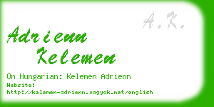 adrienn kelemen business card